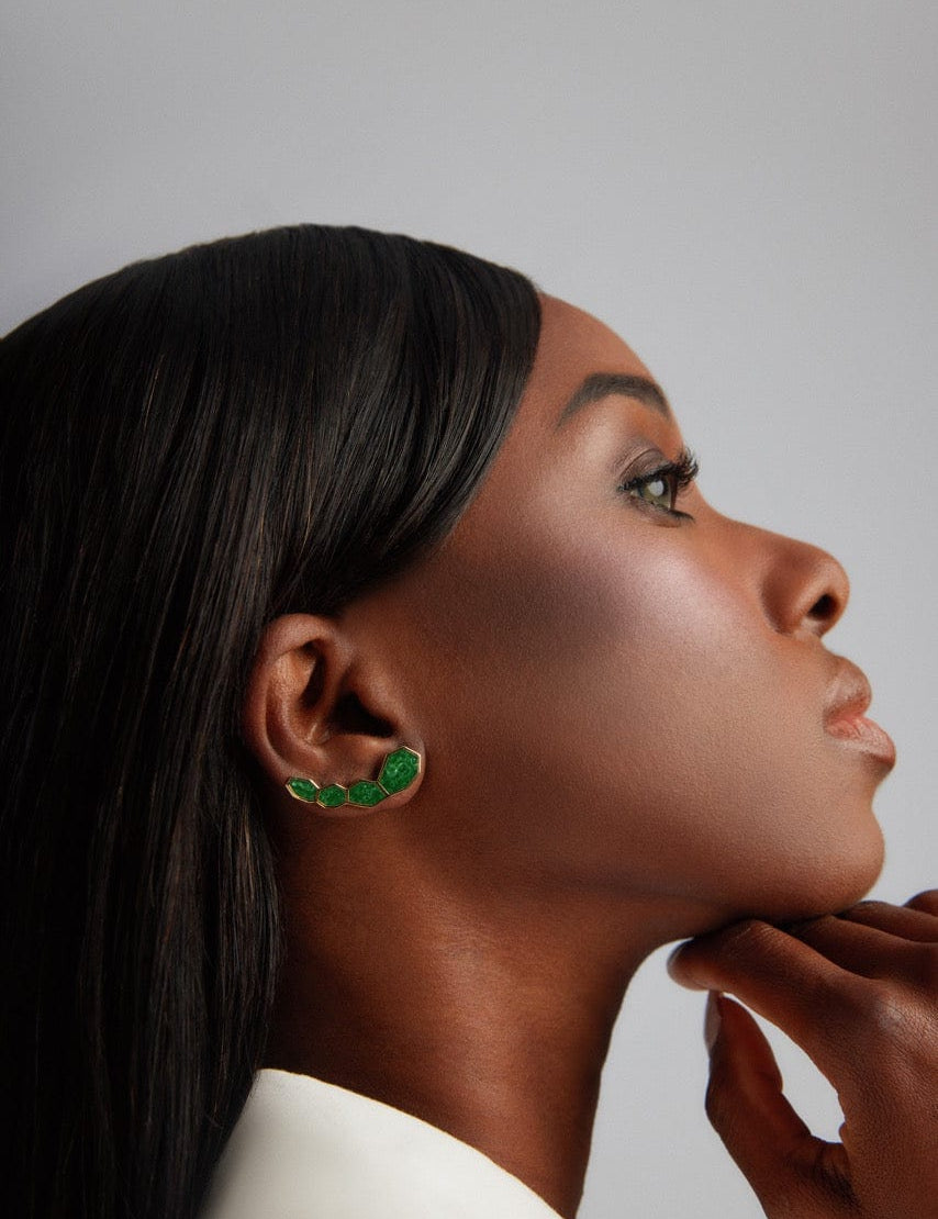 Risqué Earrings Demetra Climber Earrings