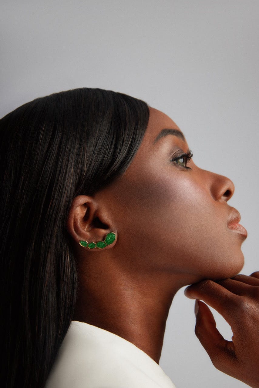 Risqué Earrings Demetra Climber Earrings