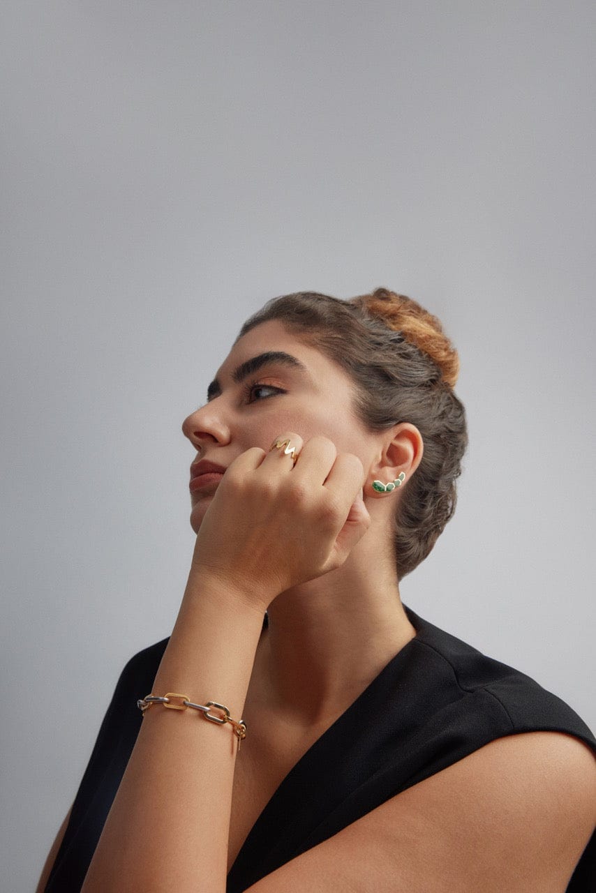 Risqué Earrings Demetra Climber Earrings
