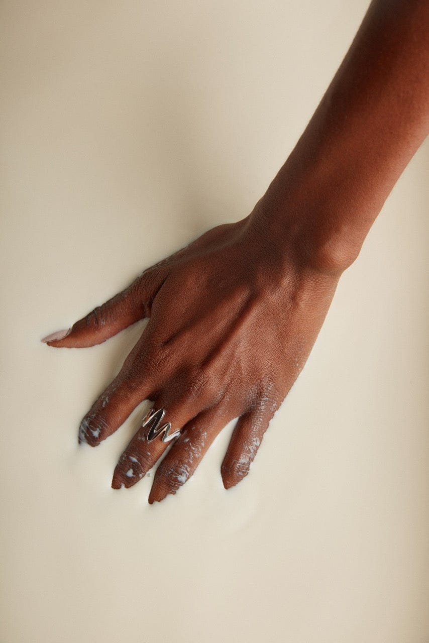 Risqué Rings Diana Heartbeat Ring Silver