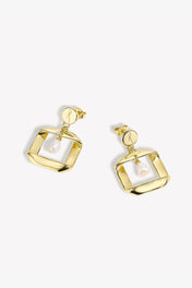 Era Pearl Earrings Gold