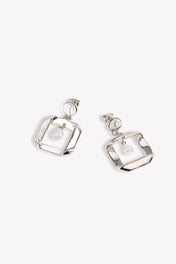 Era Pearl Earrings Silver