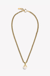 Venere Melt Pearl Pendant Necklace Gold